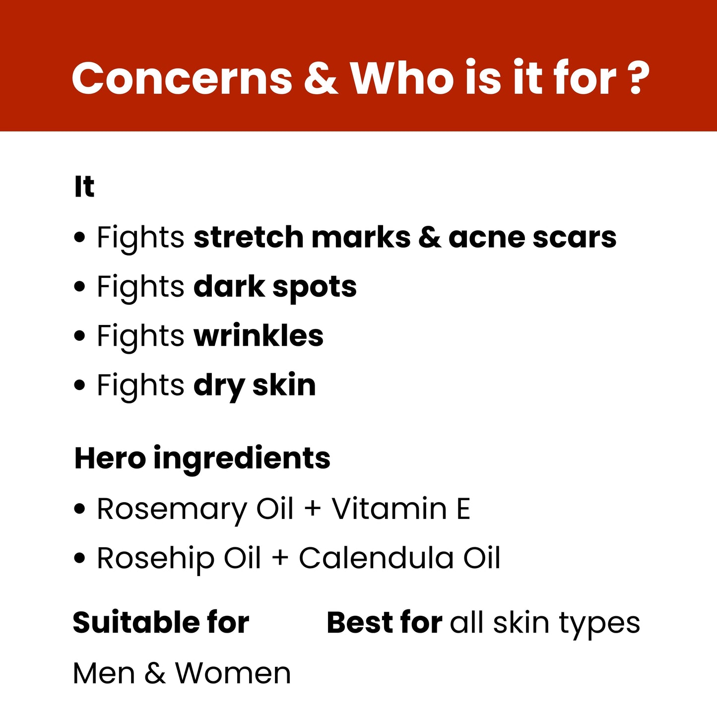 Anti Stretch Marks & Skincare Oil