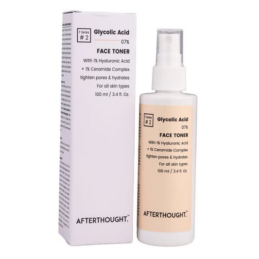 Face Toner with 7% Glycolic Acid + 1% Hyaluronic Acid - 100ml