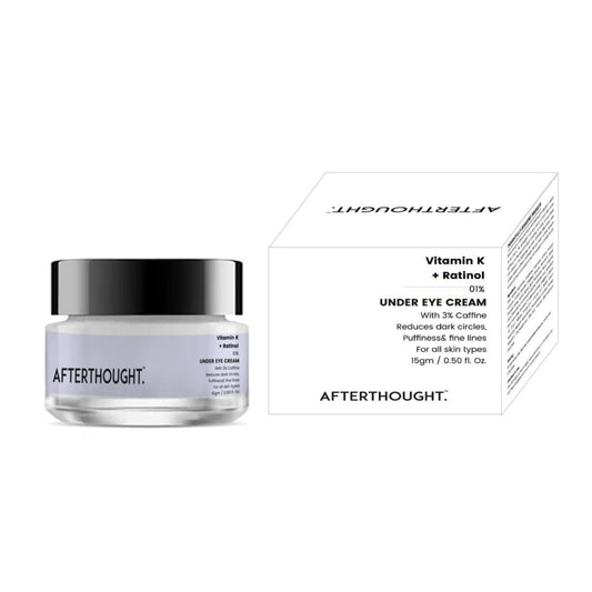 Under Eye Cream with 1% Retinol + Niacinamide + Vitamin K - 15g